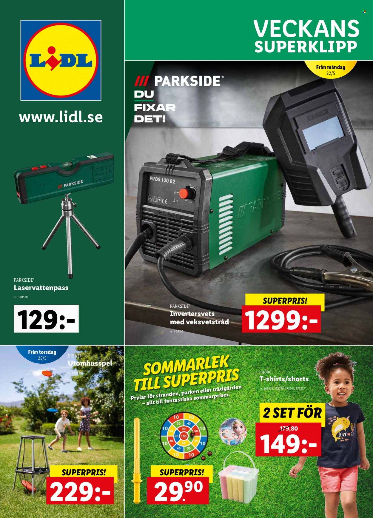Lidl reklamblad - 22/5 2023 - 28/5 2023. Sida 1