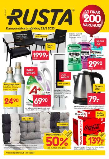 Rusta reklamblad - 22/5 2023 - 28/5 2023.