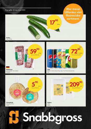 Axfood Snabbgross reklamblad - 22/5 2023 - 4/6 2023.