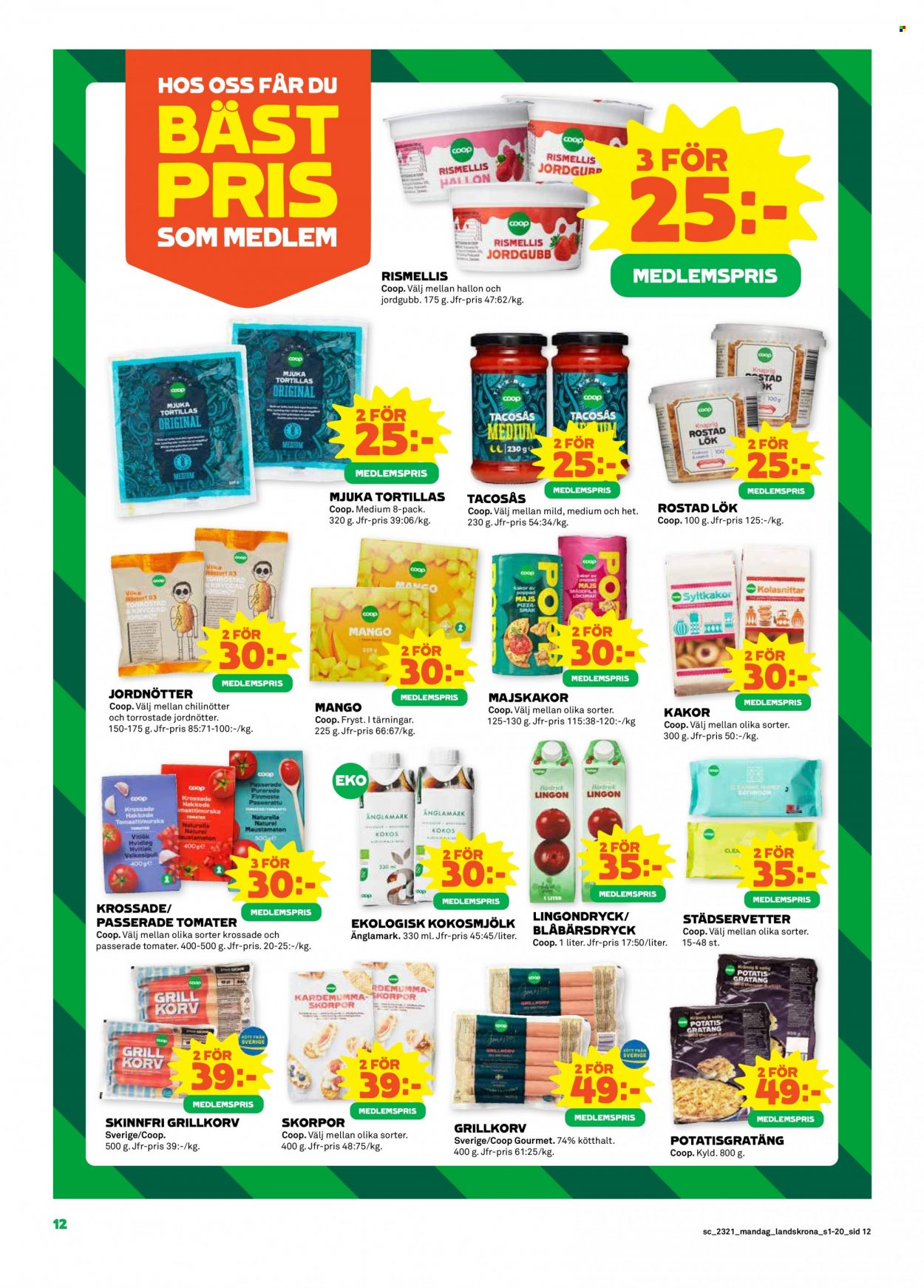Coop reklamblad - 22/5 2023 - 28/5 2023. Sida 12