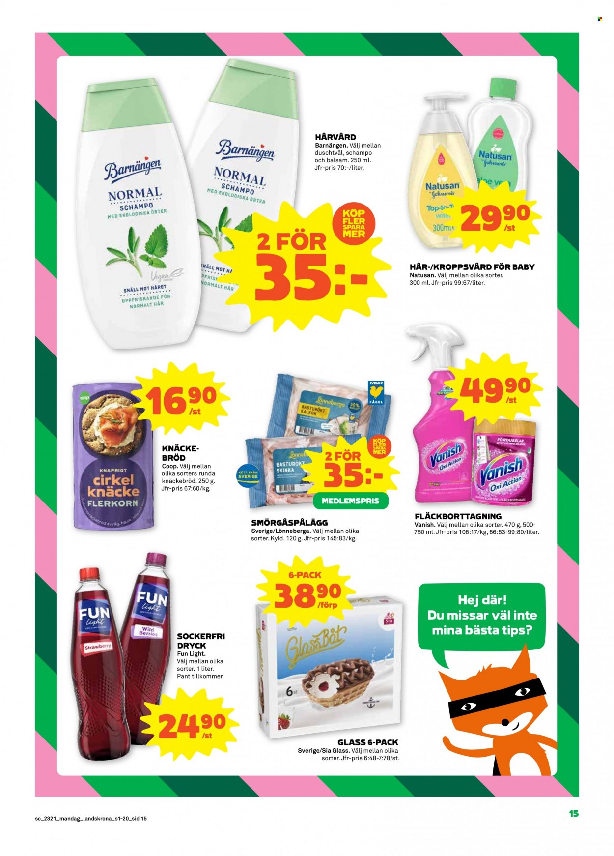 Coop reklamblad - 22/5 2023 - 28/5 2023. Sida 15