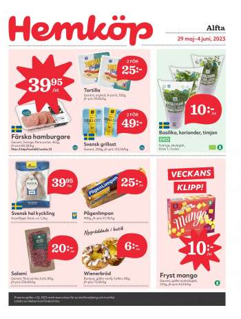 Hemköp reklamblad - 29/5 2023 - 4/6 2023.