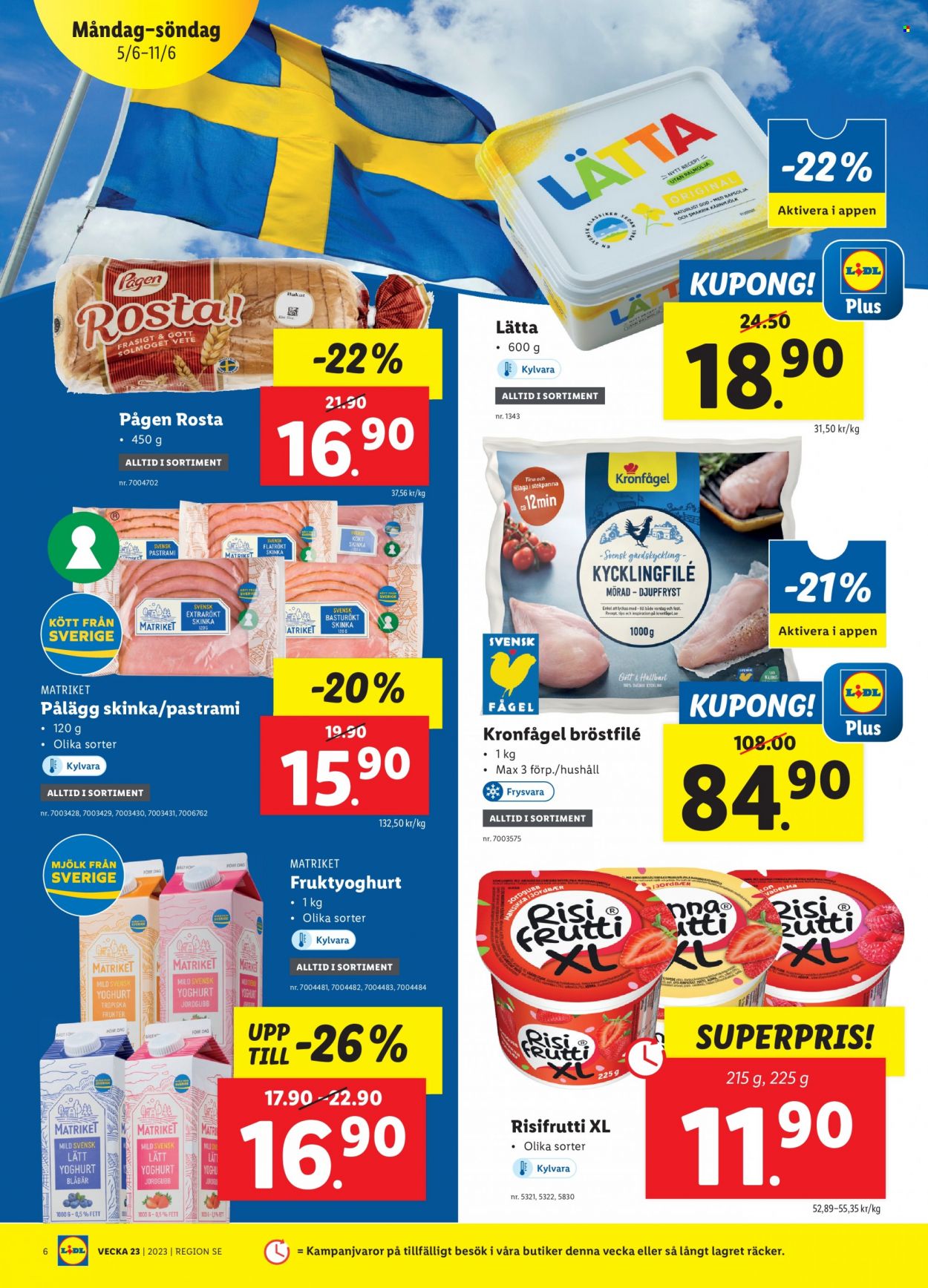 Lidl reklamblad - 5/6 2023 - 11/6 2023. Sida 6
