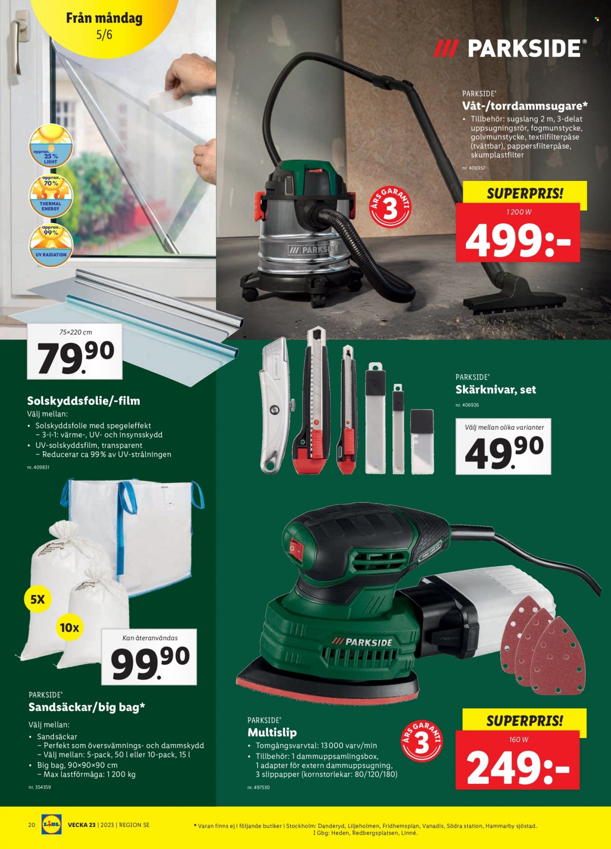 Lidl reklamblad - 5/6 2023 - 11/6 2023. Sida 23