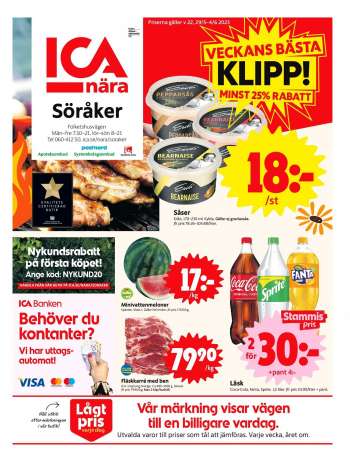 ICA reklamblad - 29/5 2023 - 4/6 2023.