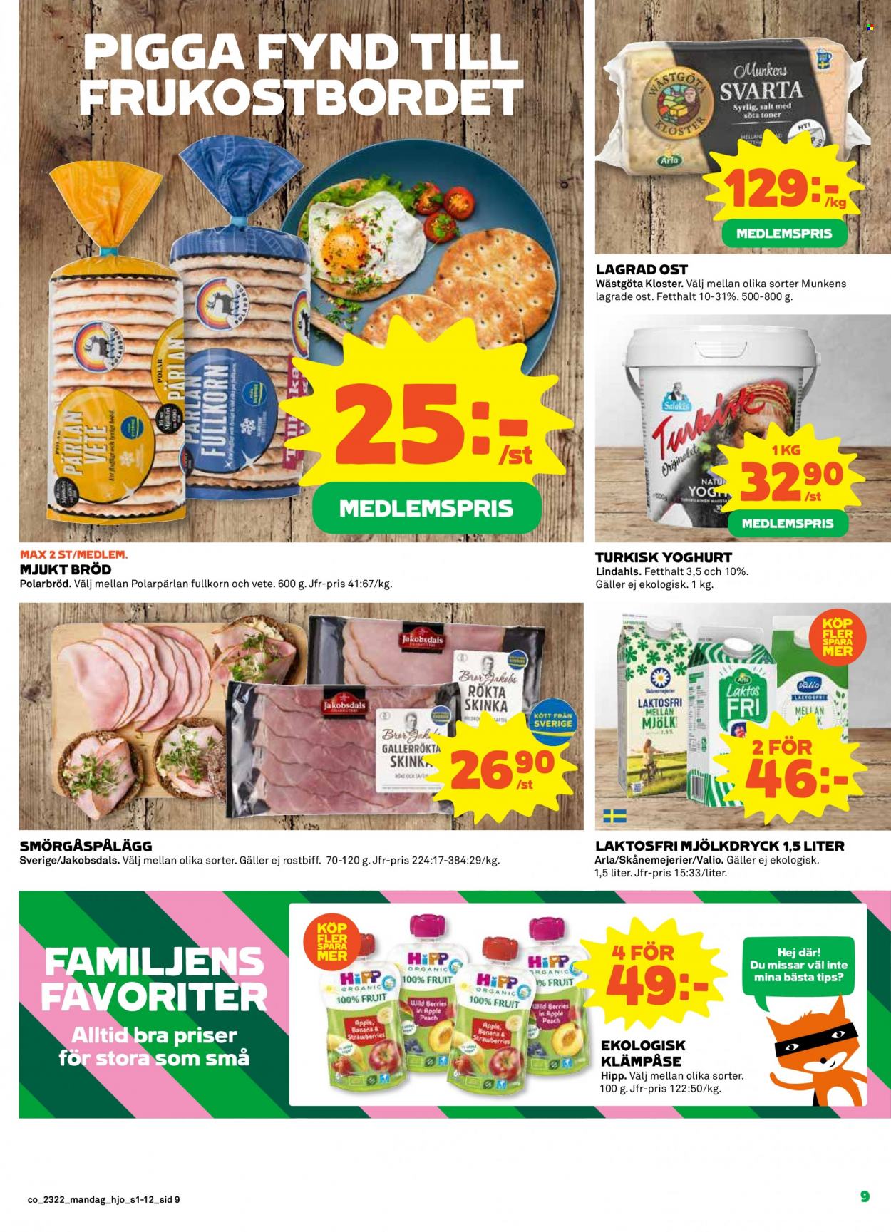 Coop reklamblad - 29/5 2023 - 4/6 2023. Sida 9
