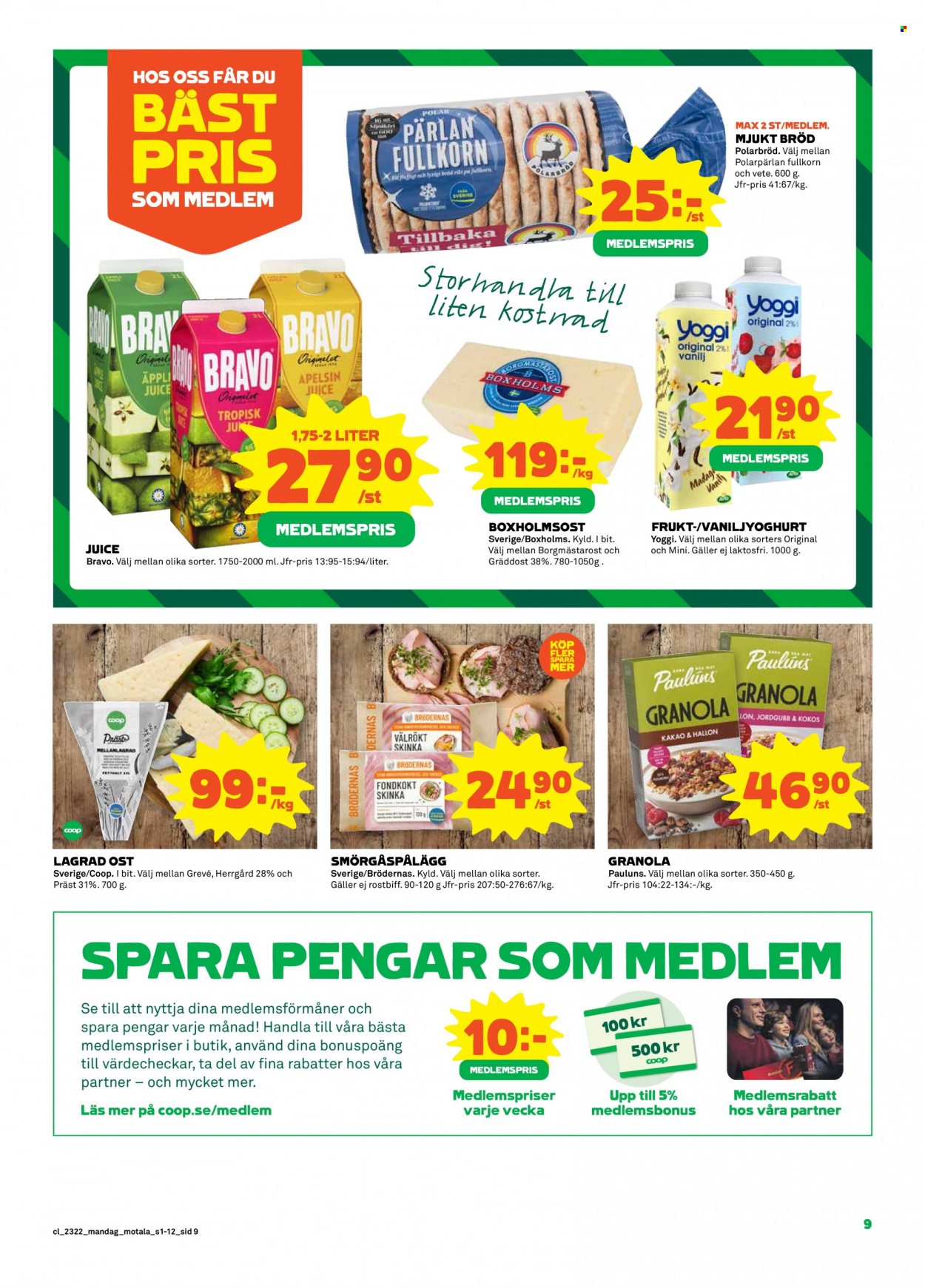 Coop reklamblad - 29/5 2023 - 4/6 2023. Sida 9