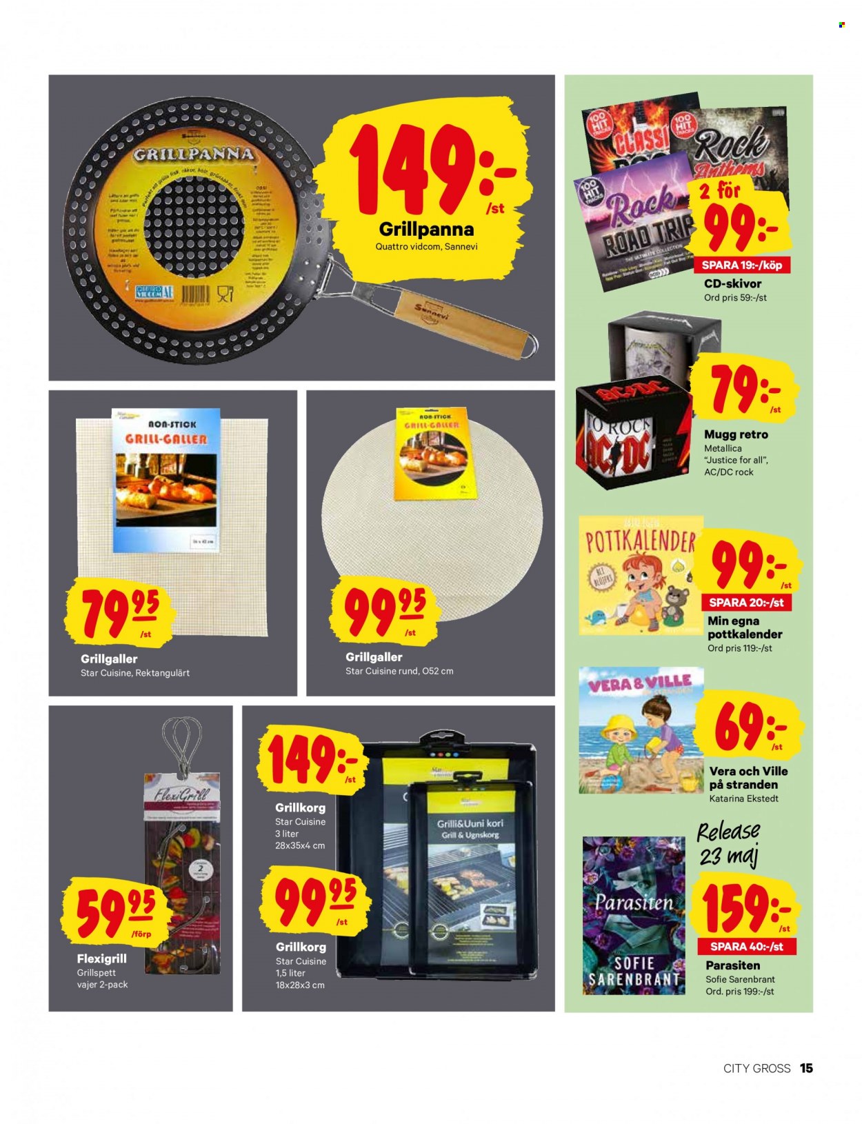 City Gross reklamblad - 22/5 2023 - 18/6 2023. Sida 15