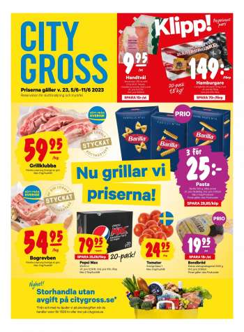 City Gross reklamblad - 5/6 2023 - 11/6 2023.