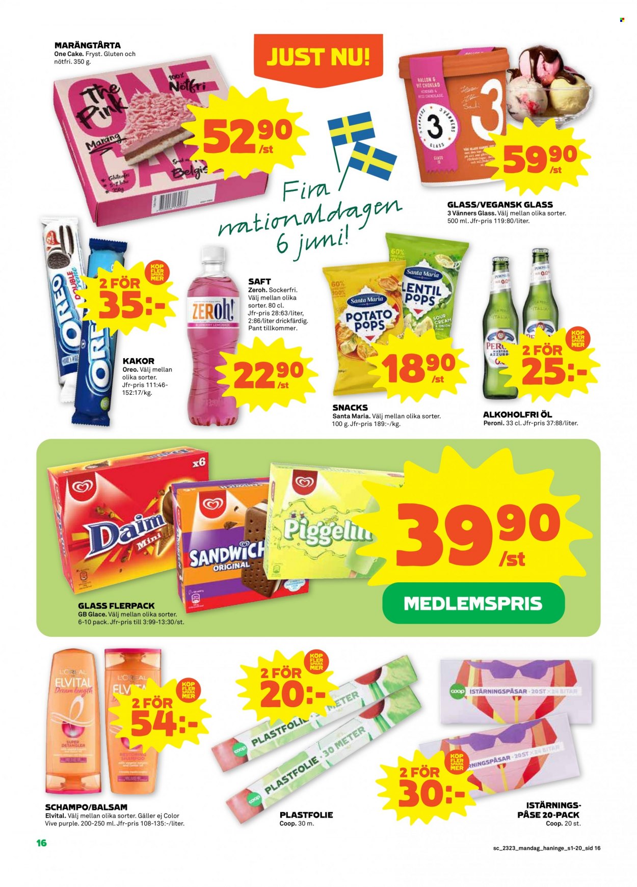 Coop Forum reklamblad - 5/6 2023 - 11/6 2023. Sida 16