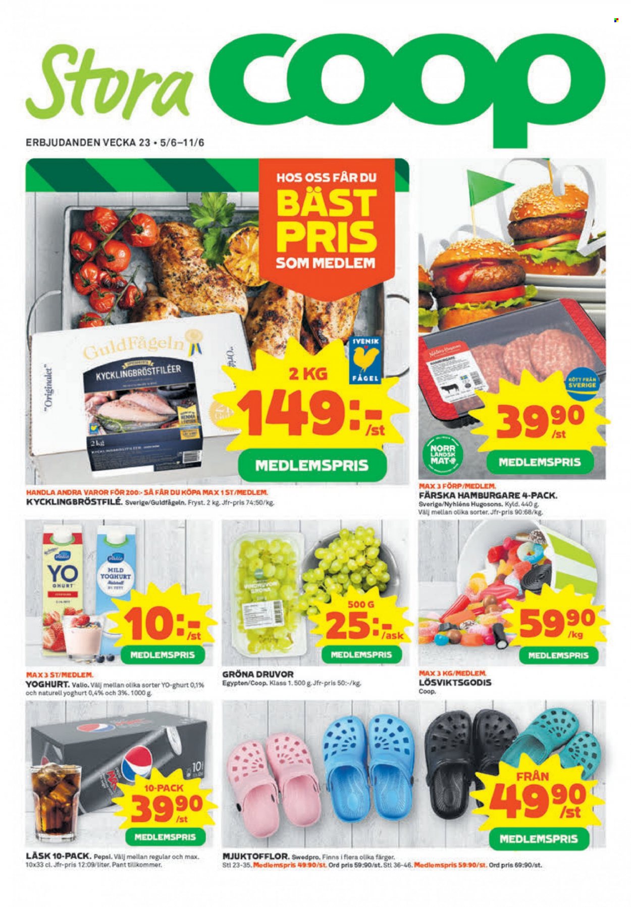 Stora Coop reklamblad - 5/6 2023 - 11/6 2023. Sida 1