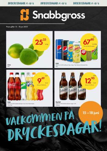 Axfood Snabbgross reklamblad - 15/6 2023 - 18/6 2023.