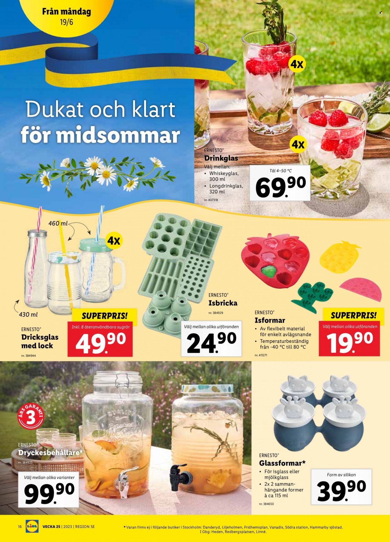Lidl reklamblad - 19/6 2023 - 25/6 2023. Sida 16