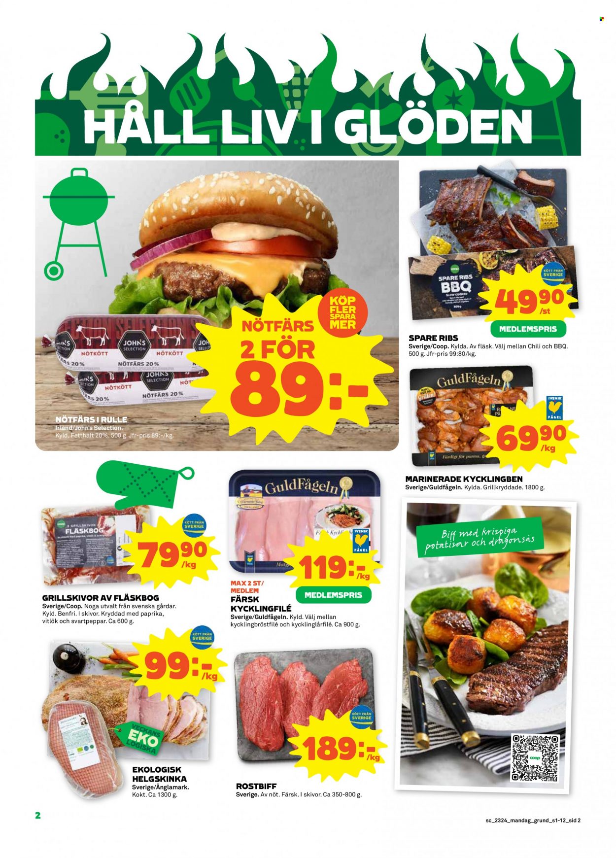 Coop reklamblad - 12/6 2023 - 18/6 2023. Sida 2