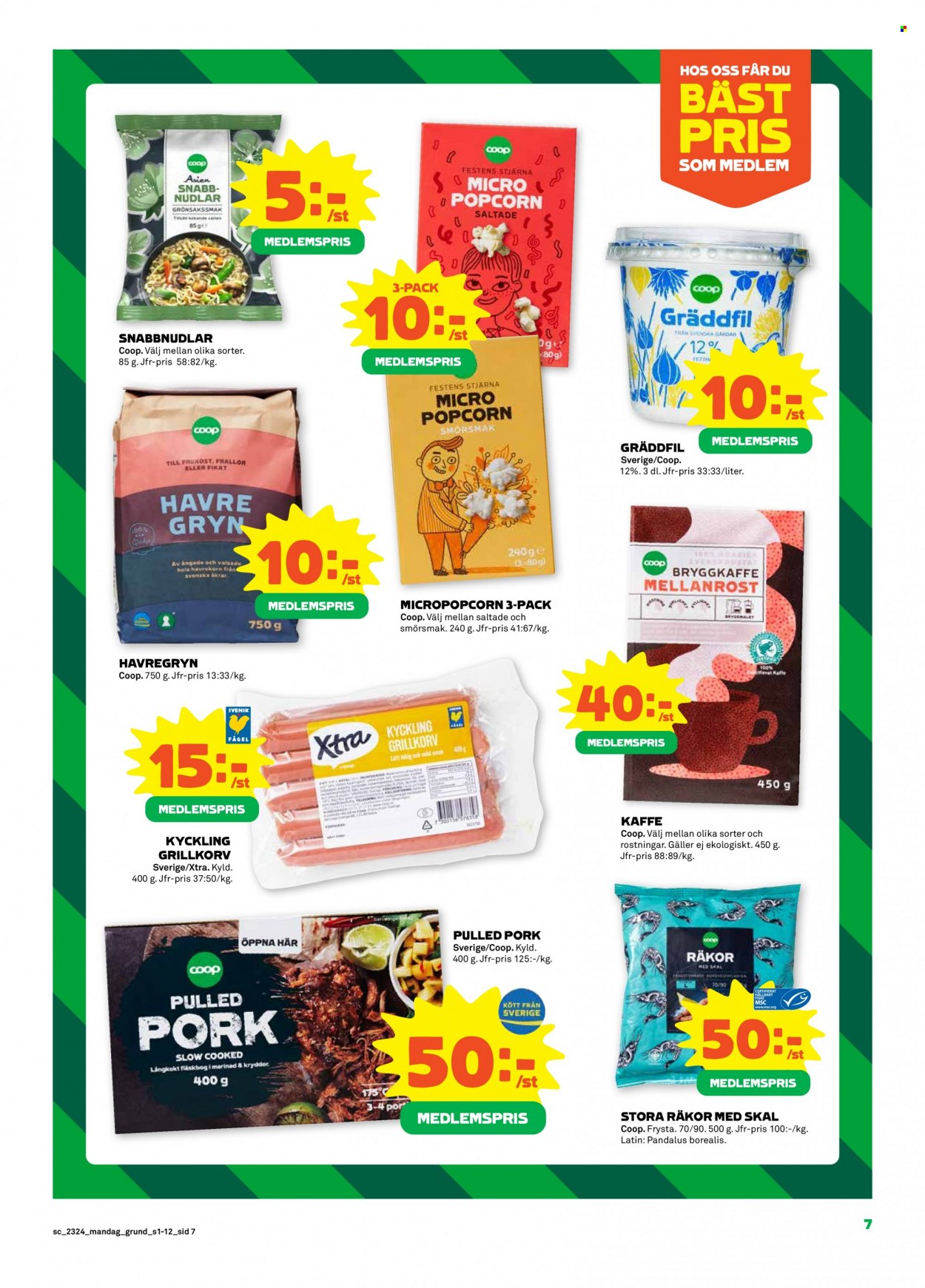 Coop reklamblad - 12/6 2023 - 18/6 2023. Sida 7