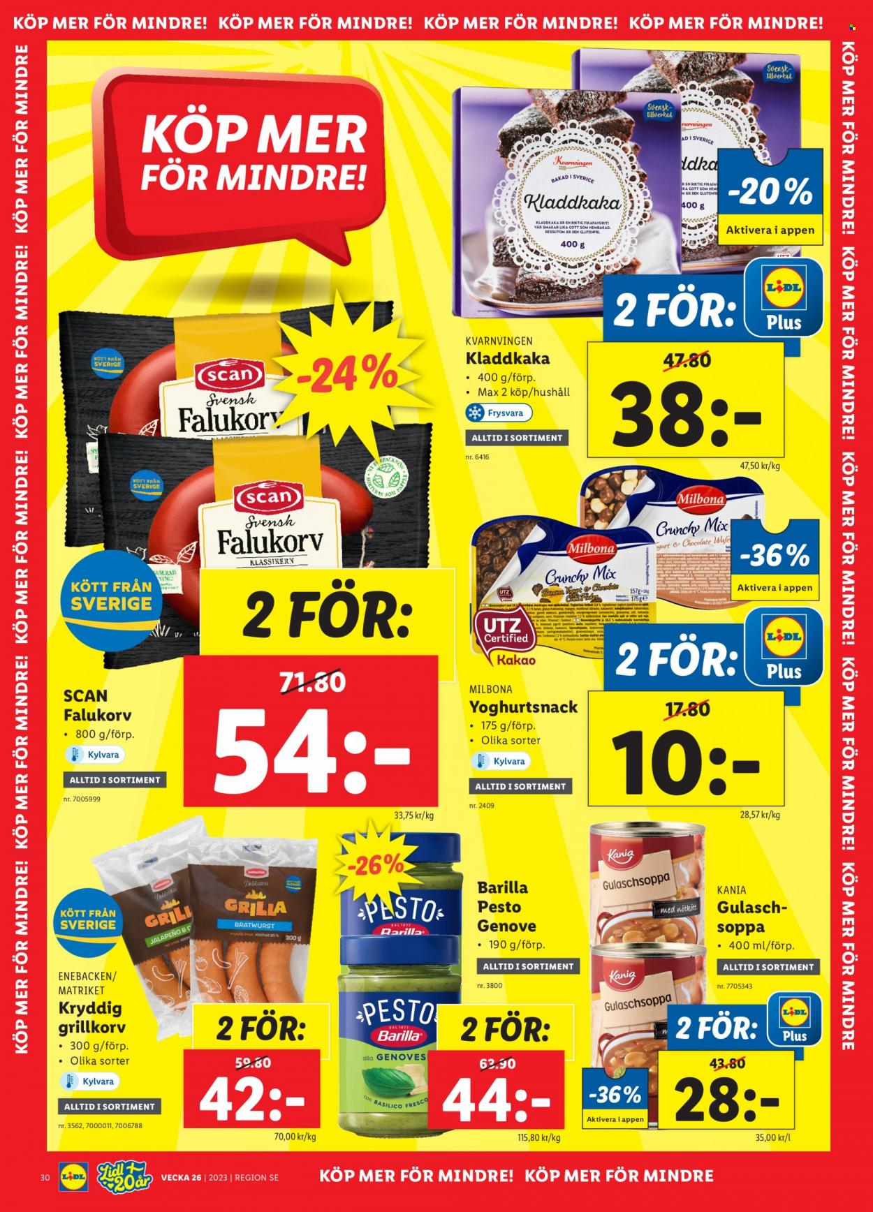 Lidl reklamblad - 26/6 2023 - 2/7 2023. Sida 32