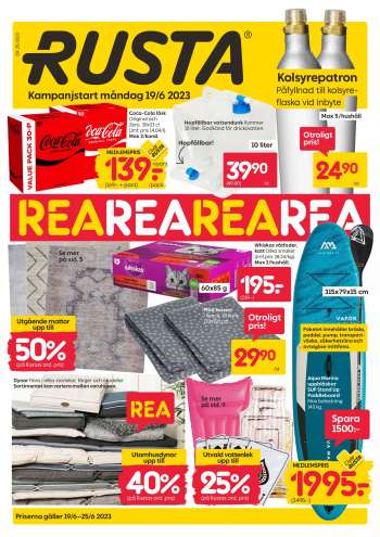 Rusta reklamblad - 19/6 2023 - 25/6 2023.