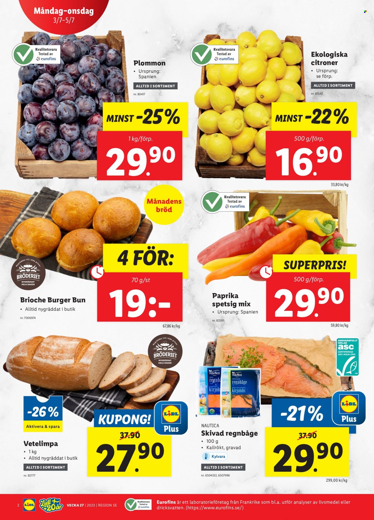 Lidl reklamblad - 3/7 2023 - 9/7 2023. Sida 2