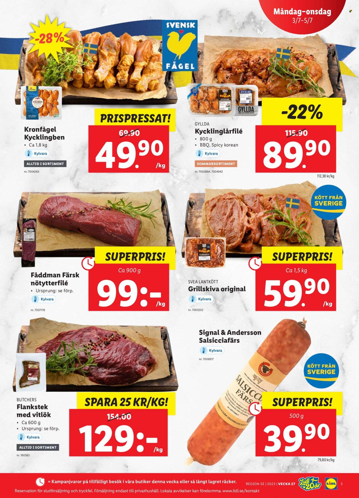 Lidl reklamblad - 3/7 2023 - 9/7 2023. Sida 3