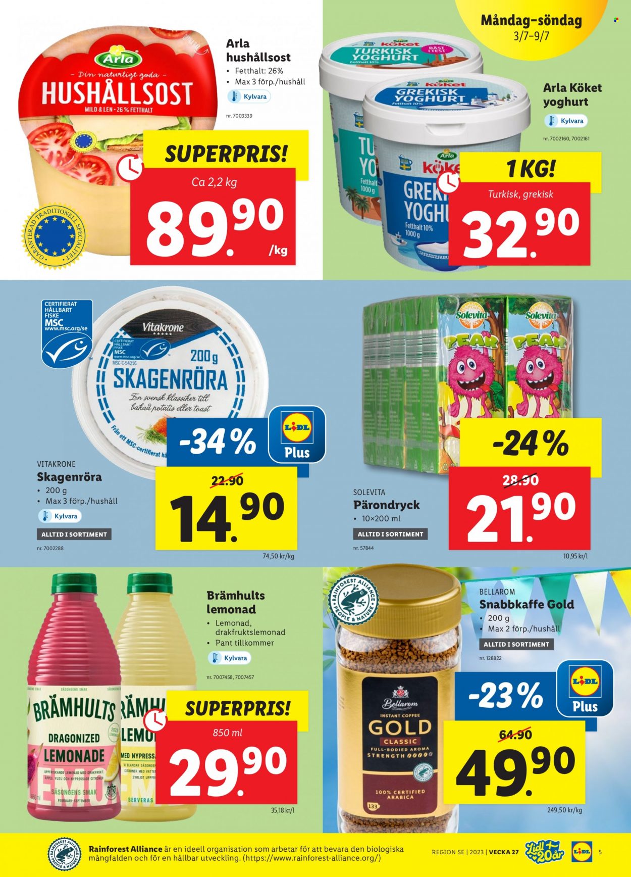 Lidl reklamblad - 3/7 2023 - 9/7 2023. Sida 5