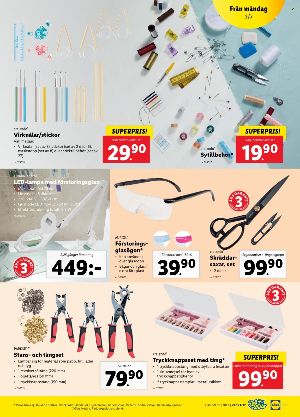 Lidl reklamblad - 3/7 2023 - 9/7 2023. Sida 20
