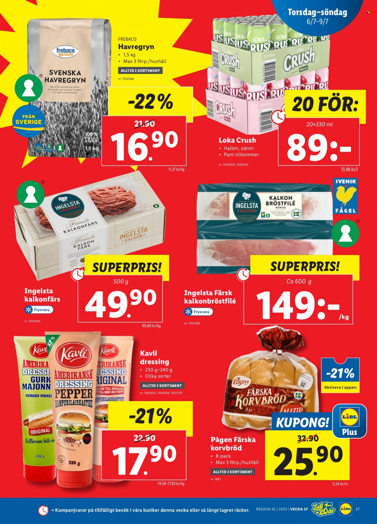 Lidl reklamblad - 3/7 2023 - 9/7 2023. Sida 33