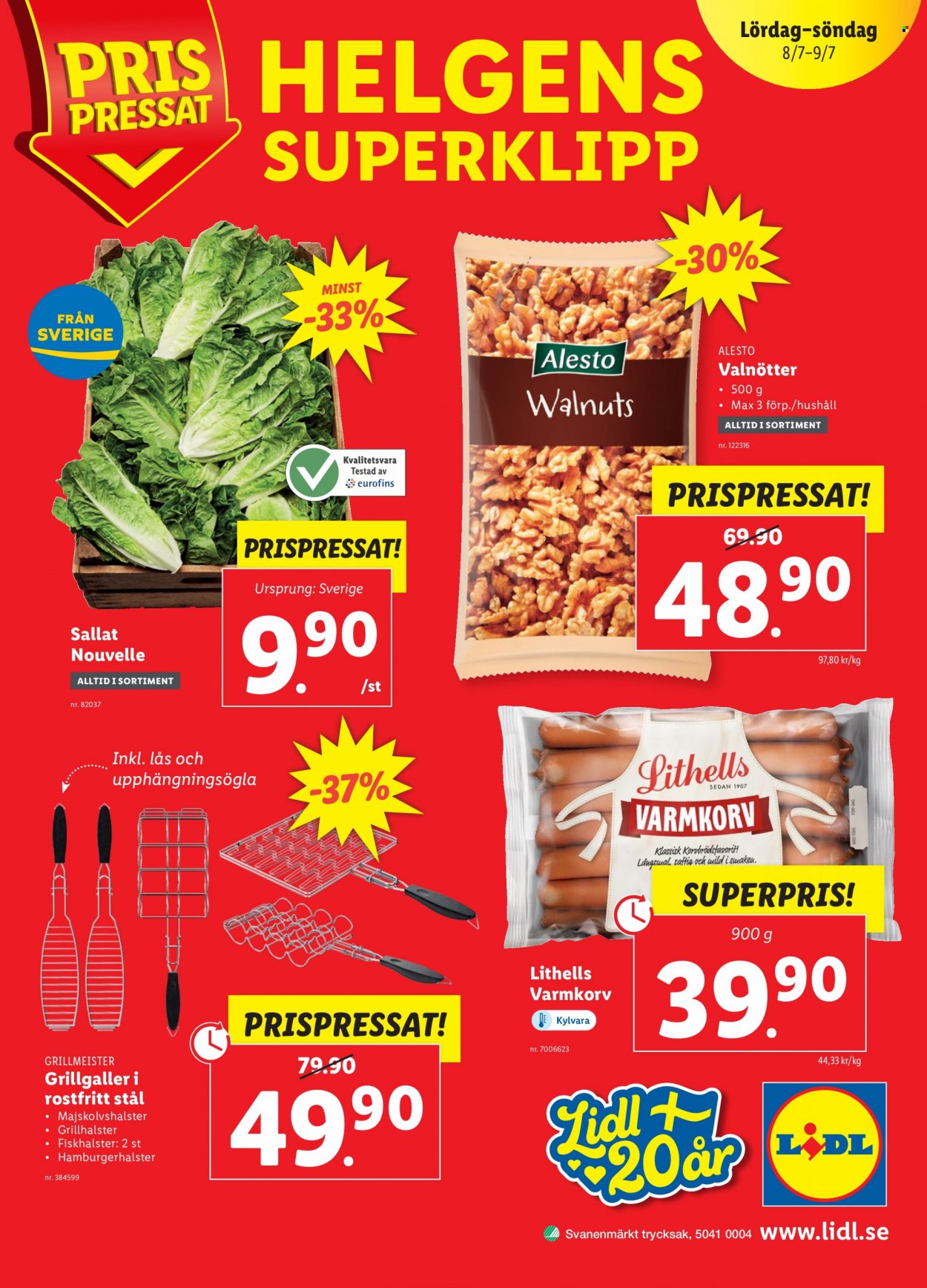Lidl reklamblad - 3/7 2023 - 9/7 2023. Sida 34