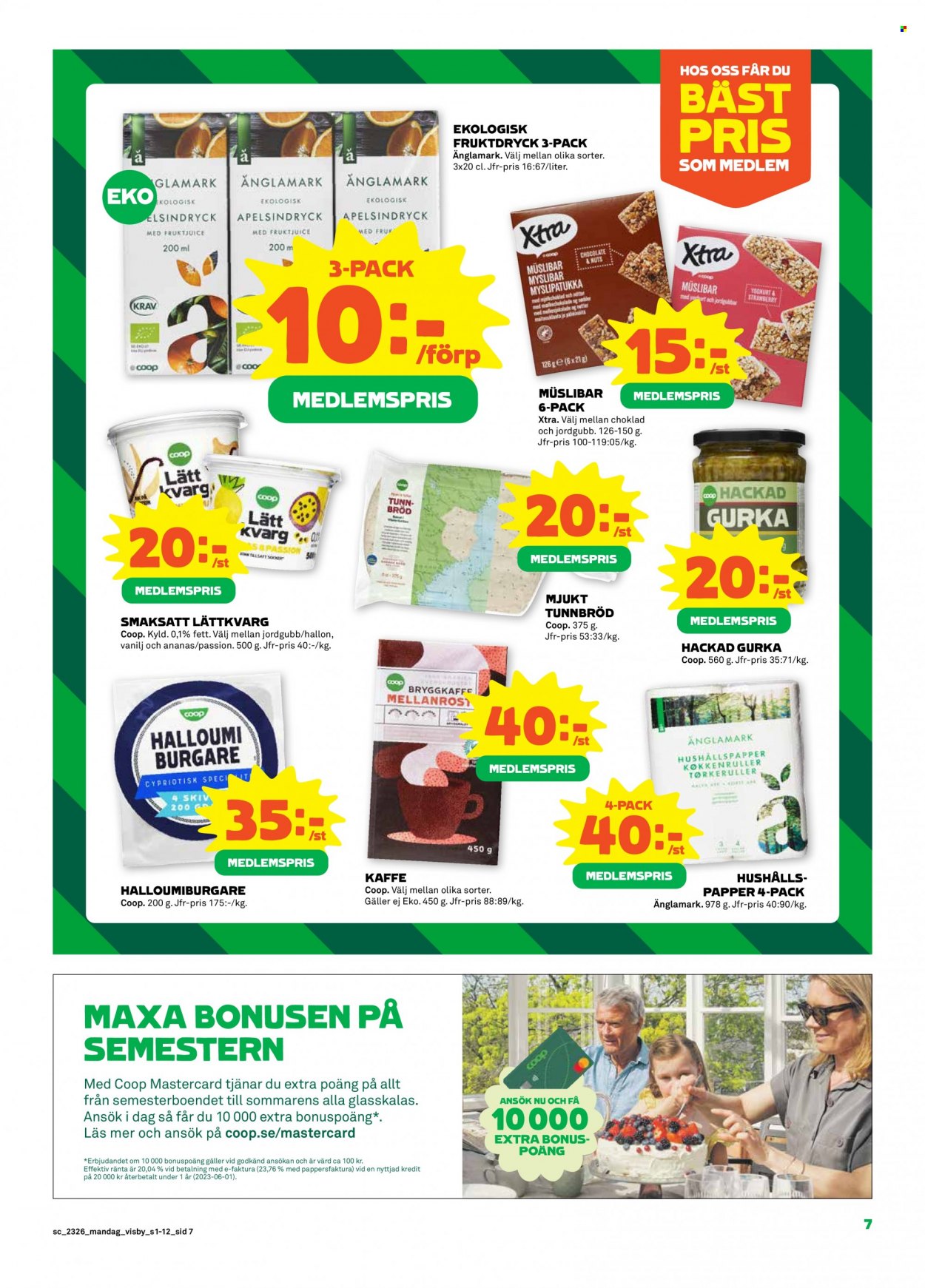 Stora Coop reklamblad - 26/6 2023 - 2/7 2023. Sida 7