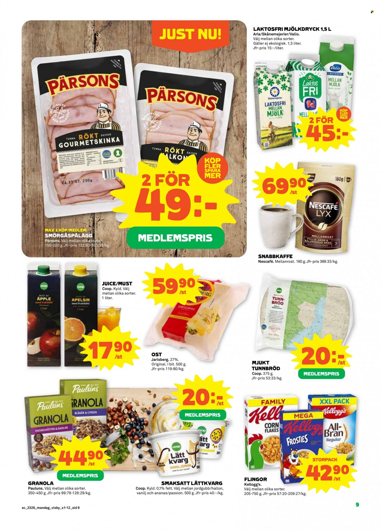 Stora Coop reklamblad - 26/6 2023 - 2/7 2023. Sida 9