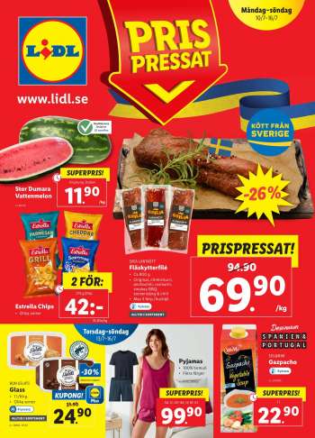 Lidl reklamblad - 10/7 2023 - 16/7 2023.