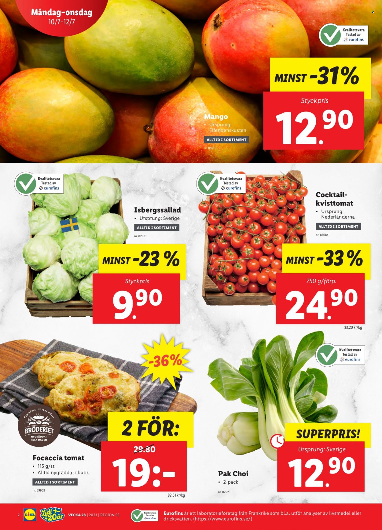 Lidl reklamblad - 10/7 2023 - 16/7 2023. Sida 2