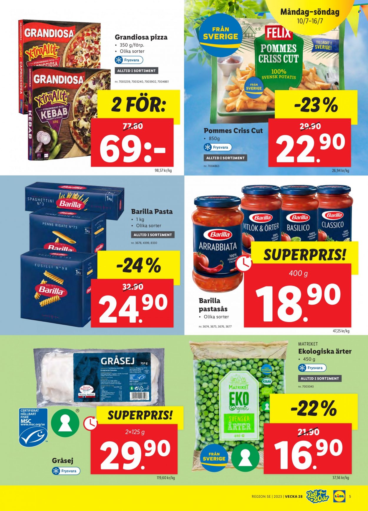 Lidl reklamblad - 10/7 2023 - 16/7 2023. Sida 5