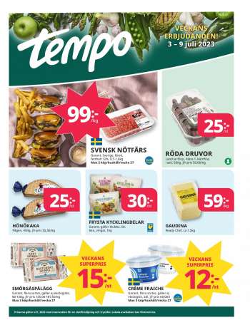 Tempo reklamblad - 3/7 2023 - 9/7 2023.