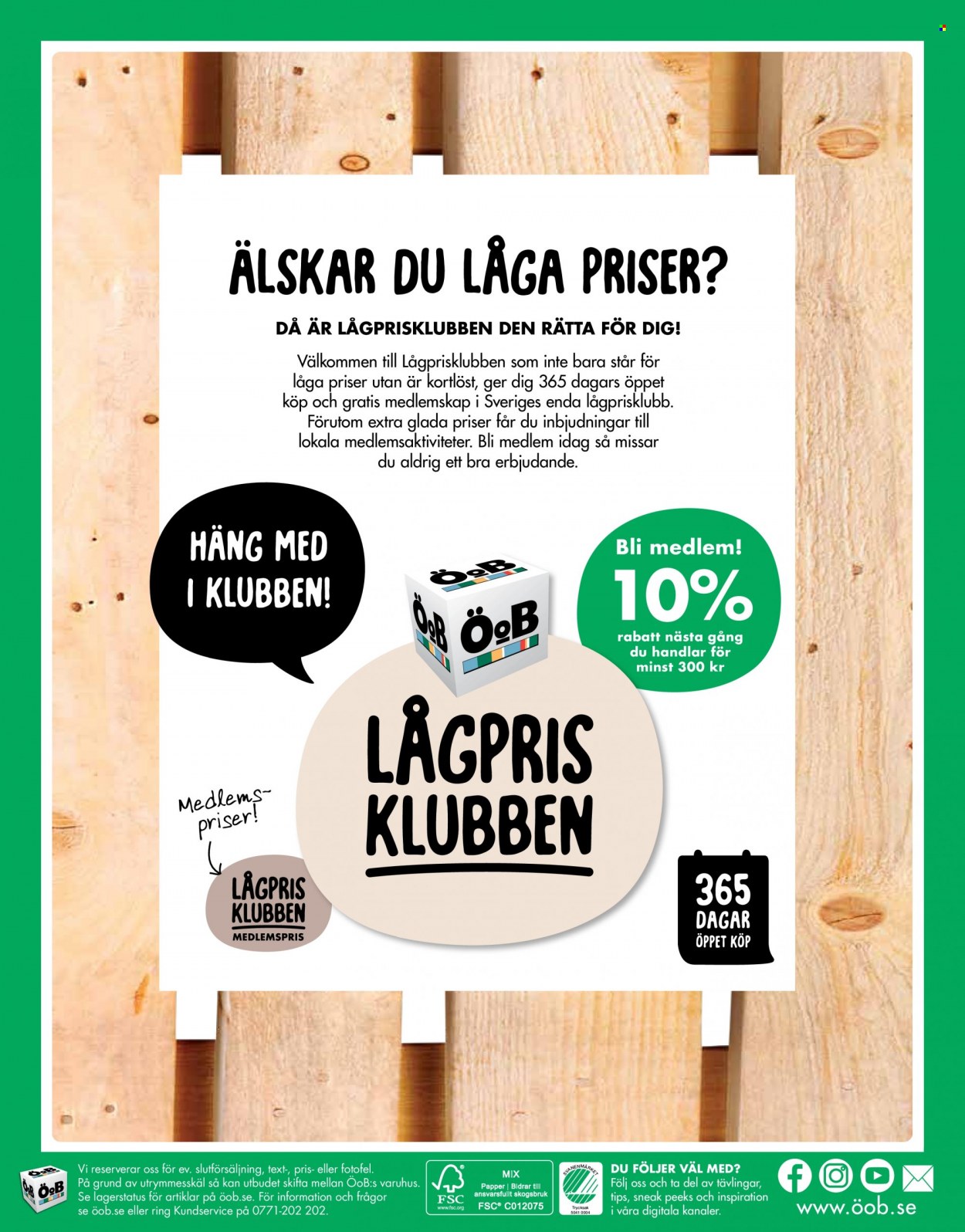 ÖoB reklamblad. Sida 8