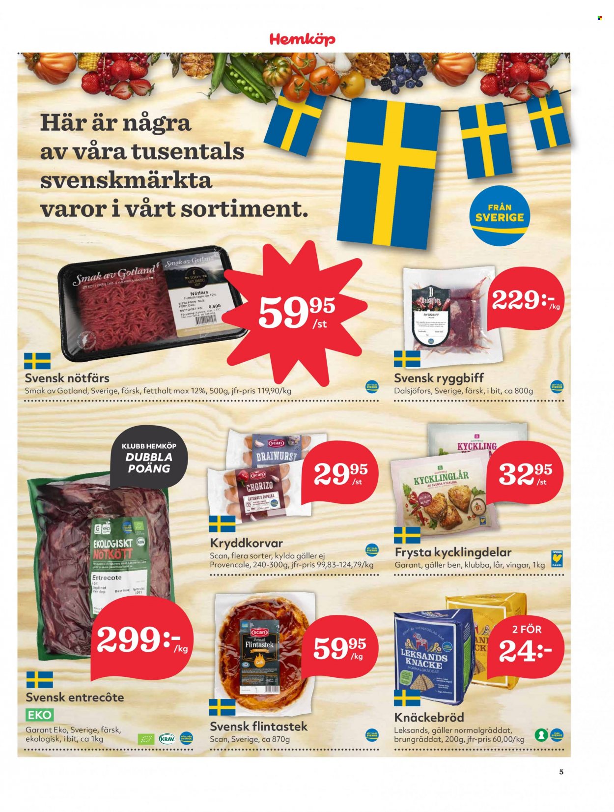Hemköp reklamblad - 10/7 2023 - 16/7 2023. Sida 5