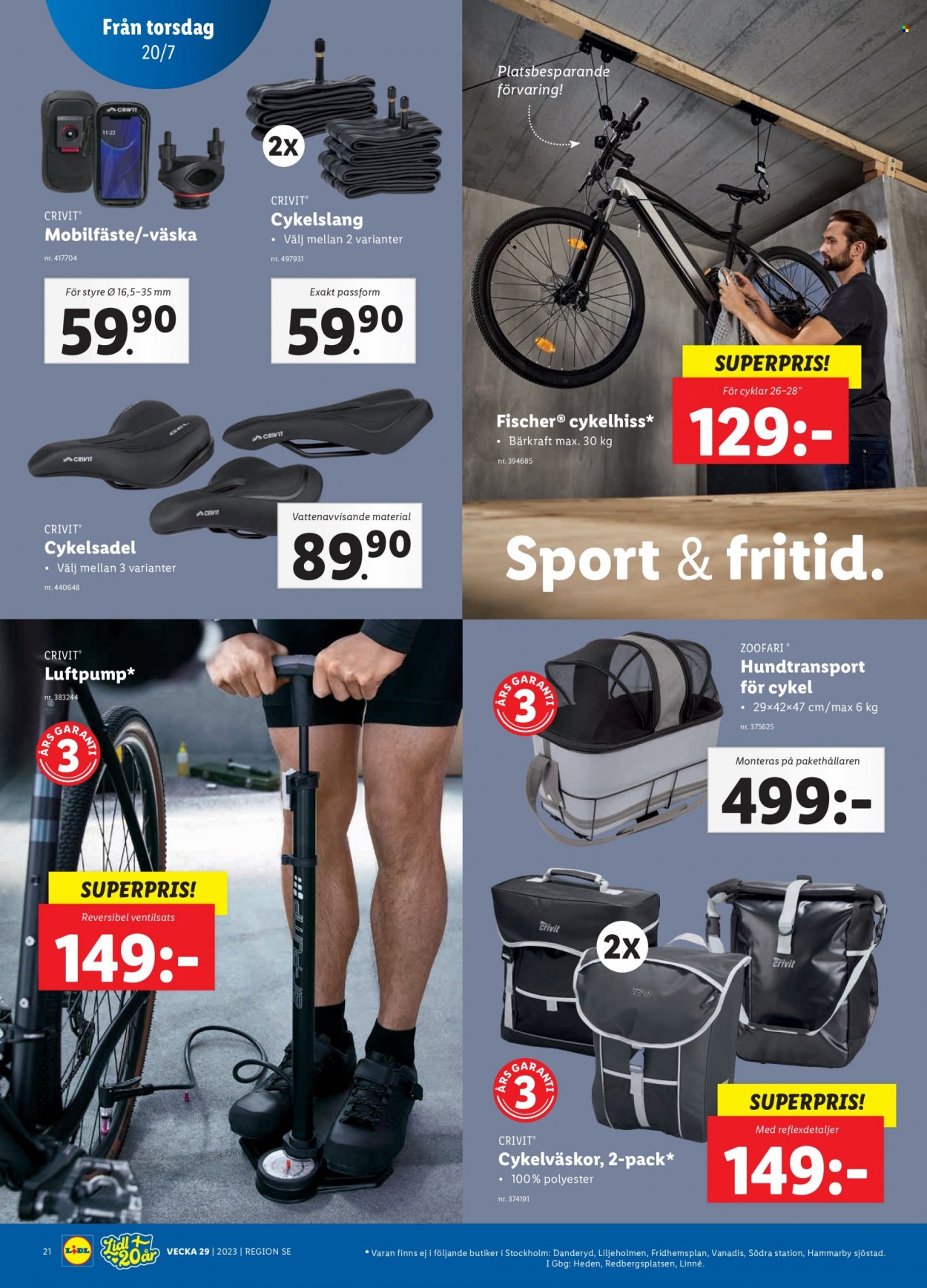 Lidl reklamblad - 17/7 2023 - 23/7 2023. Sida 22