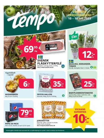 Tempo reklamblad - 10/7 2023 - 16/7 2023.