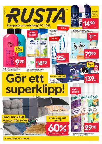 Rusta reklamblad - 17/7 2023 - 23/7 2023.