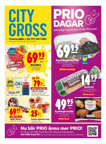 City Gross reklamblad - 17/7 2023 - 23/7 2023.