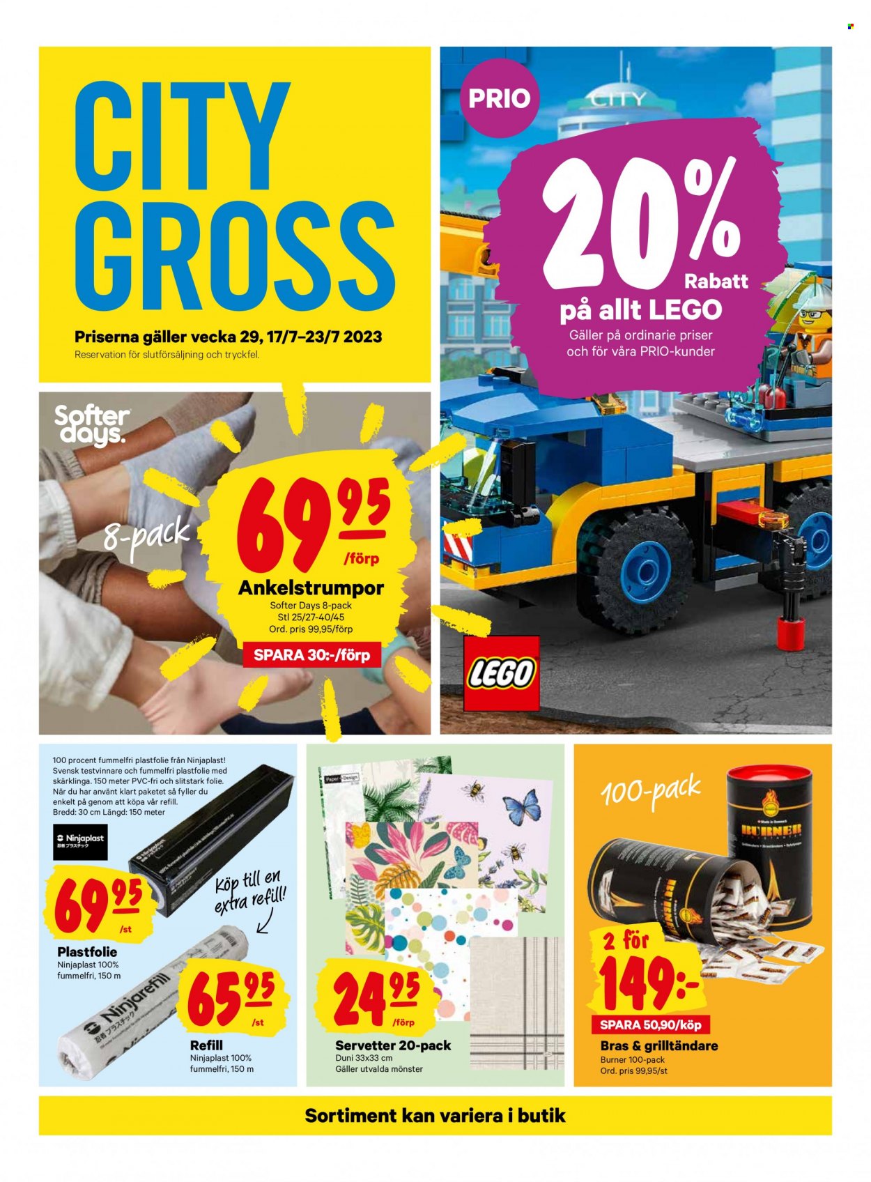 City Gross reklamblad - 17/7 2023 - 23/7 2023. Sida 13