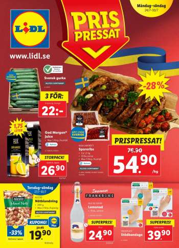 Lidl reklamblad - 24/7 2023 - 30/7 2023.