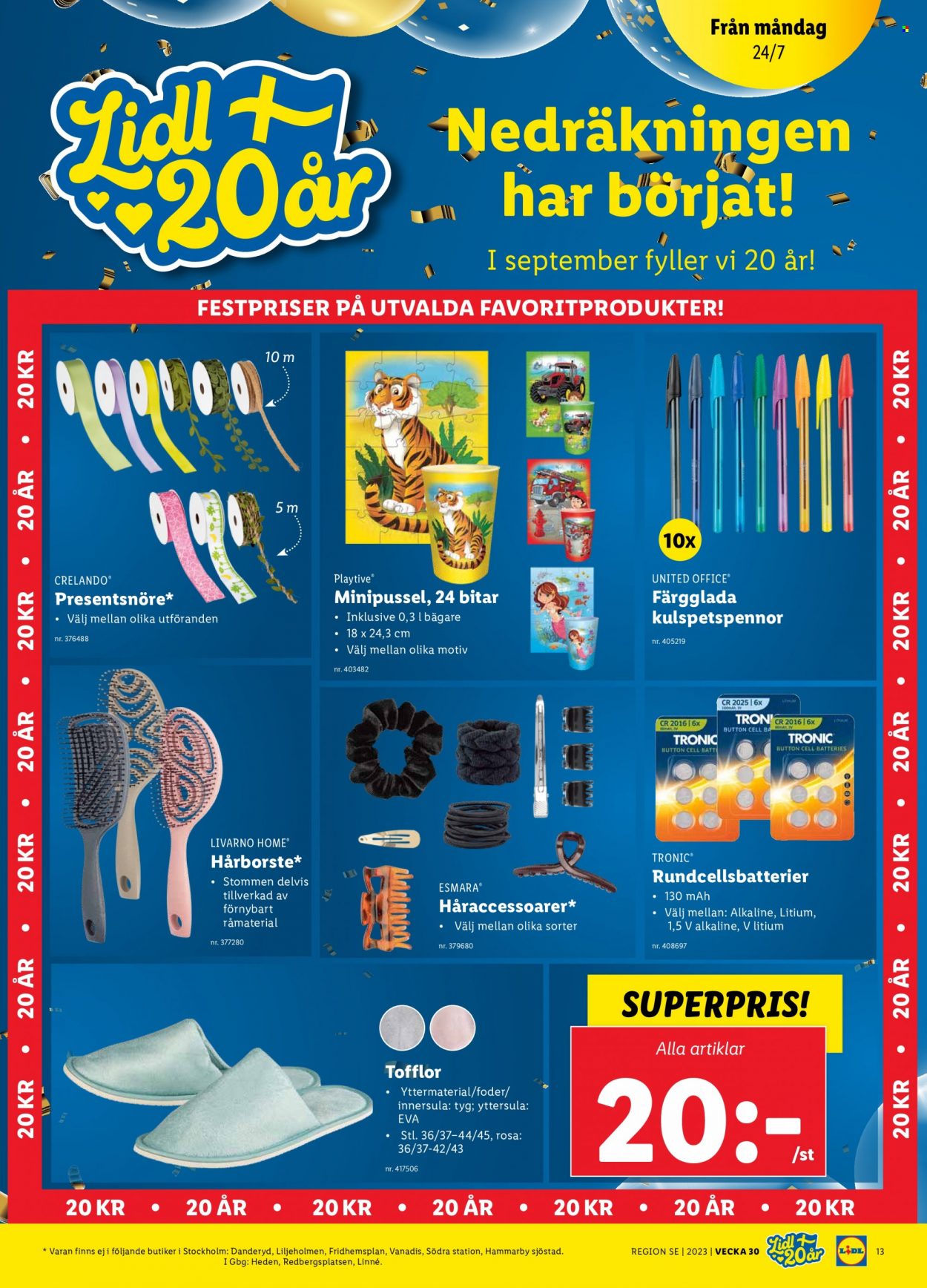 Lidl reklamblad - 24/7 2023 - 30/7 2023. Sida 13