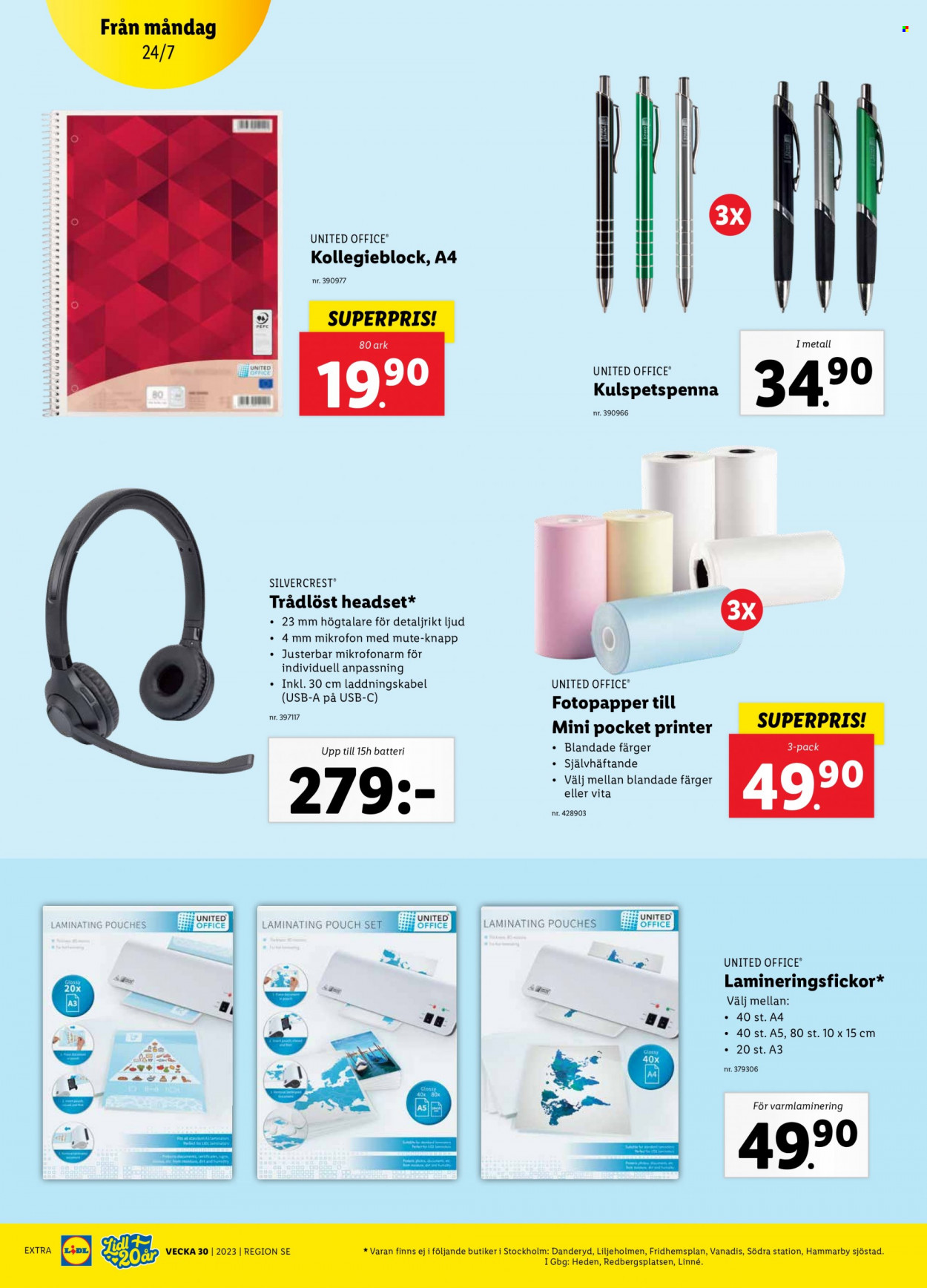 Lidl reklamblad - 24/7 2023 - 30/7 2023. Sida 16