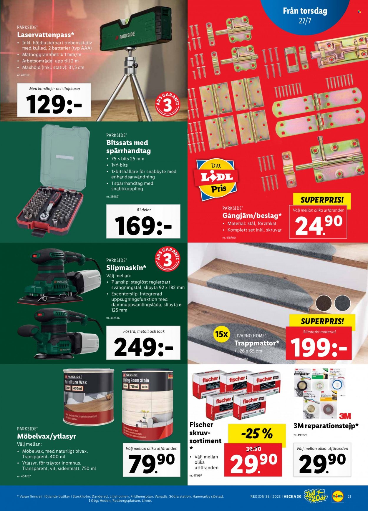 Lidl reklamblad - 24/7 2023 - 30/7 2023. Sida 22