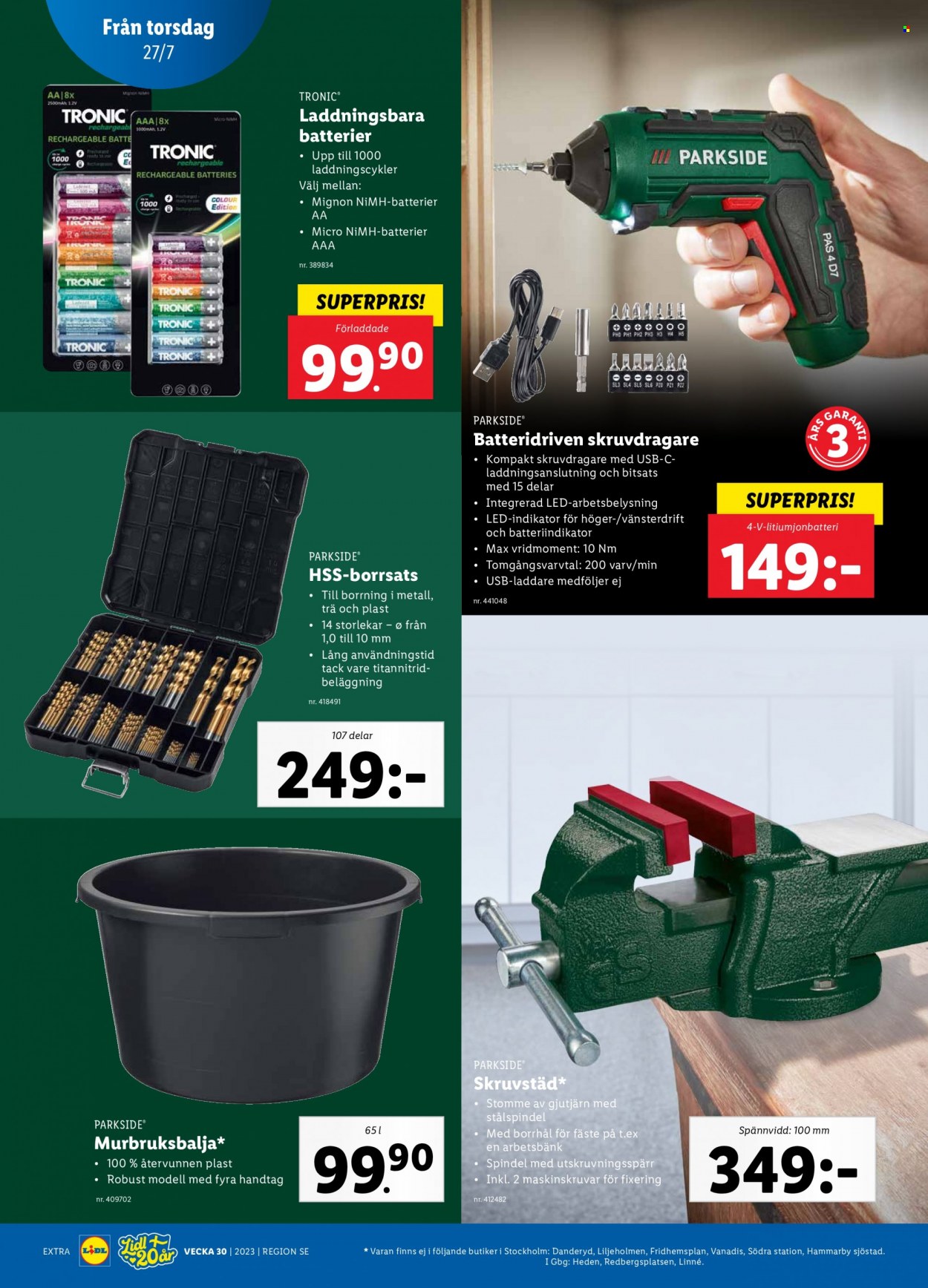 Lidl reklamblad - 24/7 2023 - 30/7 2023. Sida 23