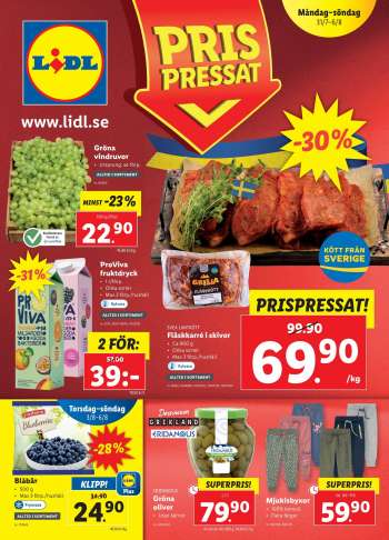 Lidl reklamblad - 31/7 2023 - 6/8 2023.
