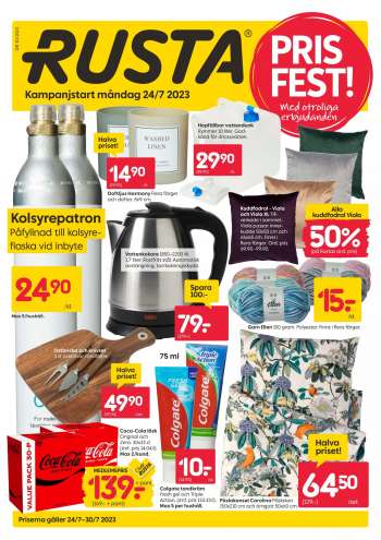 Rusta reklamblad - 24/7 2023 - 30/7 2023.