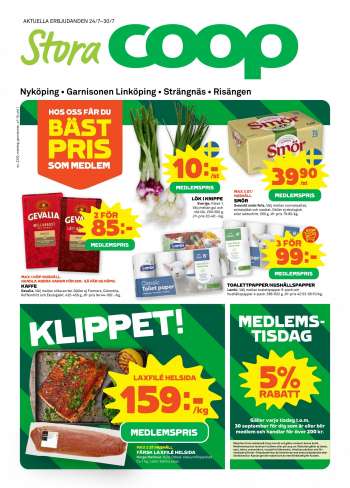 Coop reklamblad - 24/7 2023 - 30/7 2023.