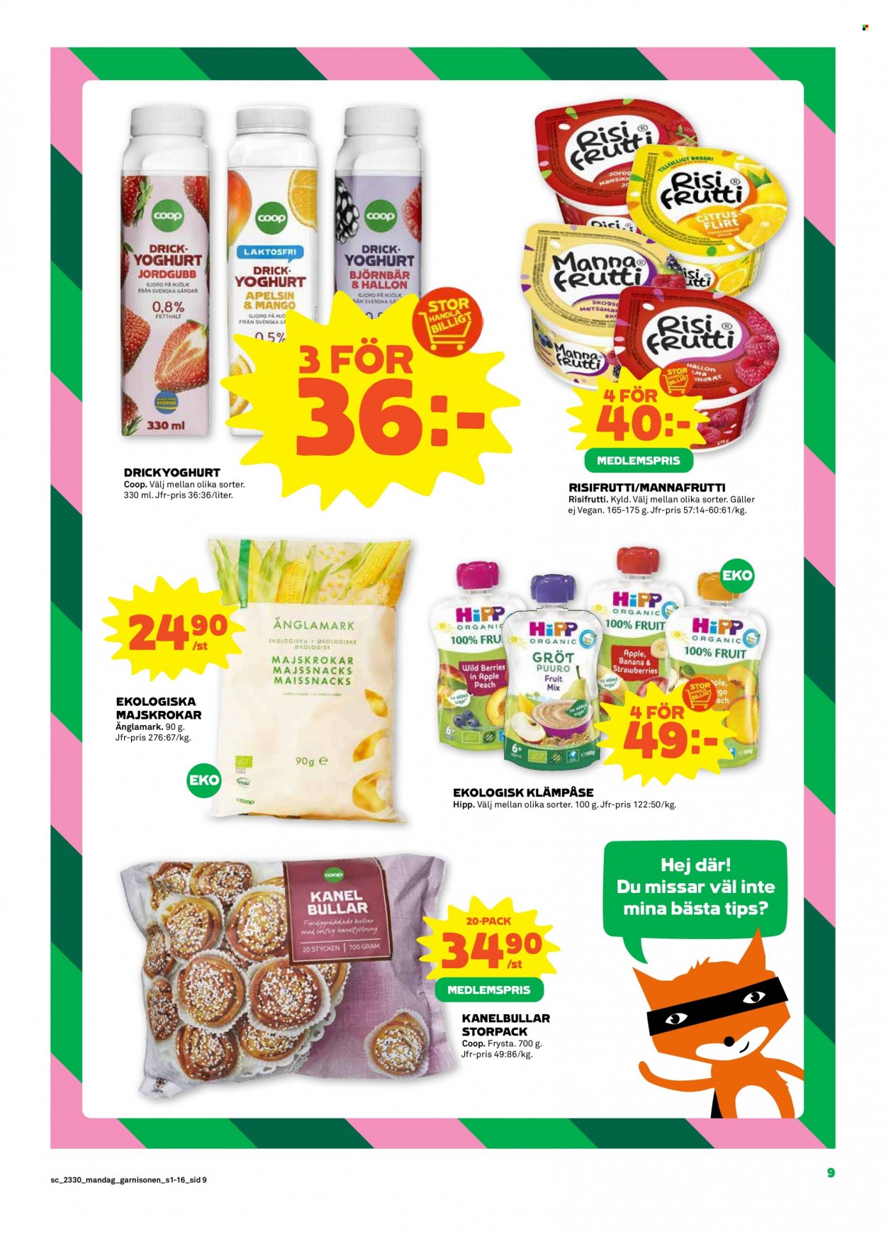 Coop reklamblad - 24/7 2023 - 30/7 2023. Sida 9