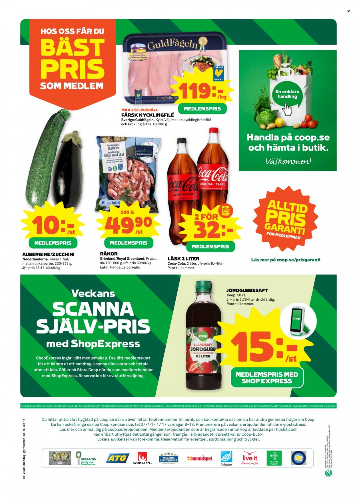 Coop reklamblad - 24/7 2023 - 30/7 2023. Sida 16